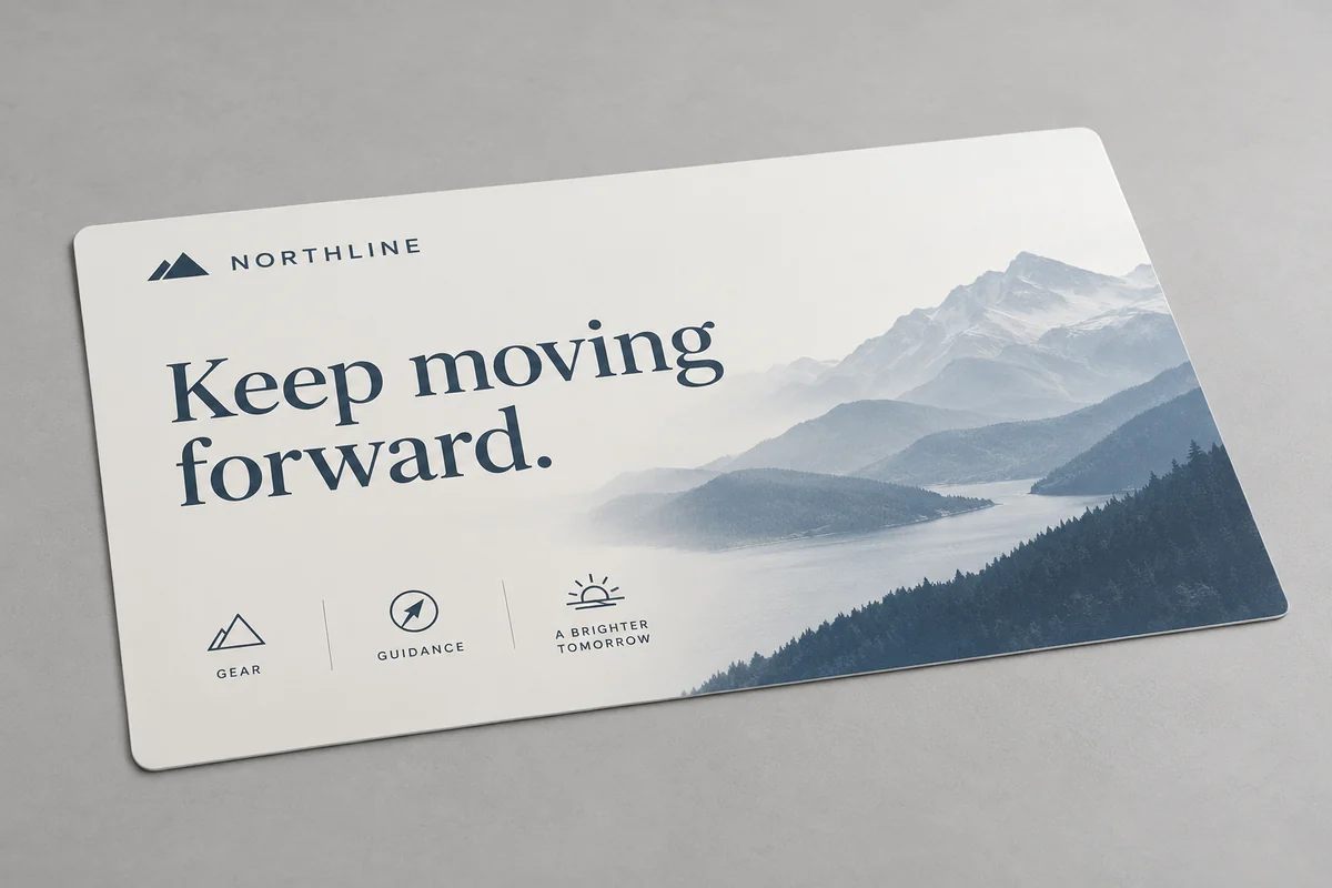Northline counter mats photographed on a soft neutral studio background